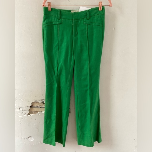 elevenses Pants - Elevenses Green Dress Pants